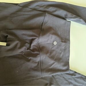 Black lululemon Align™ High-Rise Crop 23"